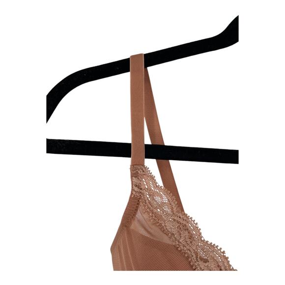 Natori bra 730023 Feathers underwire contour light brown size 32DDD 32F - Picture 2 of 6